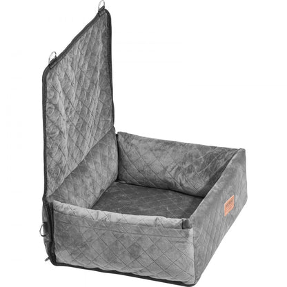 JBS-PCS-003-GRAY - Elevated Dog Car Seat for Dogs Up to 40 lbs