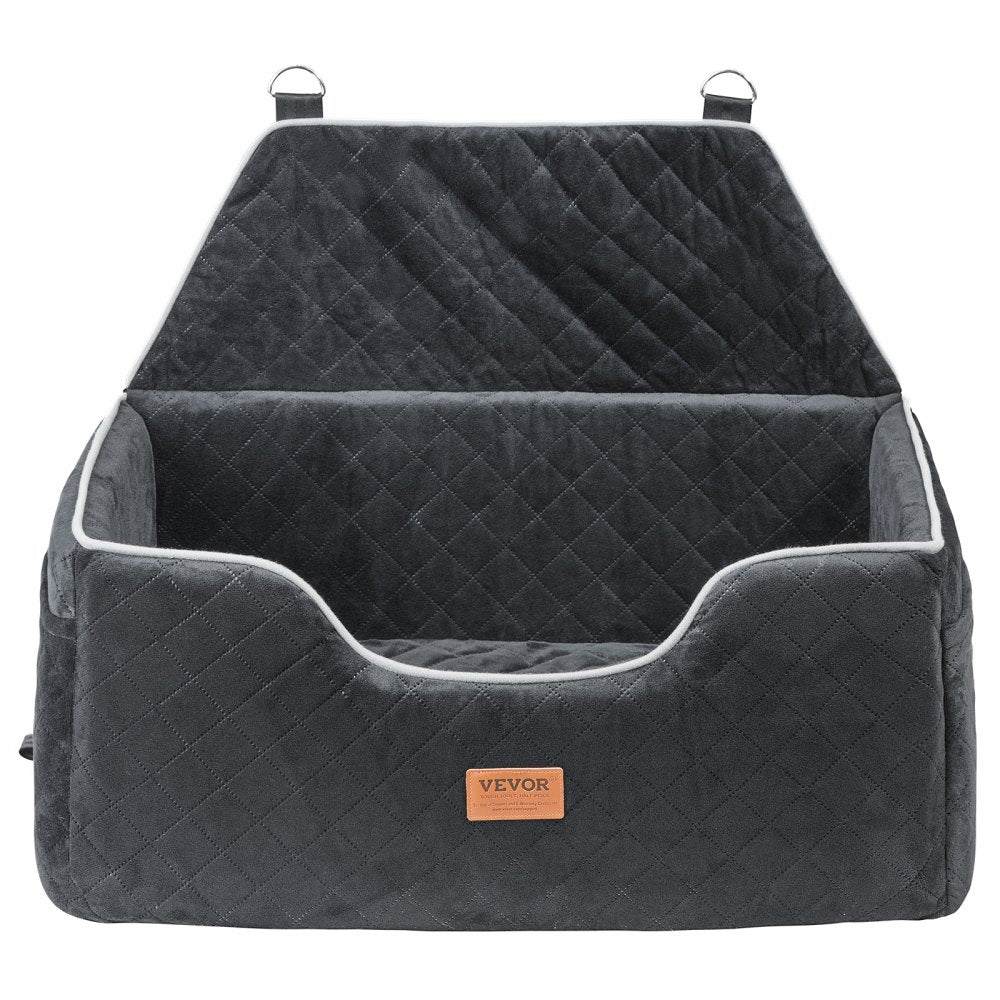 JBS-PCS-001-BLACK - Comfortable Dog Booster Car Seat for Pets up to 55 lbs