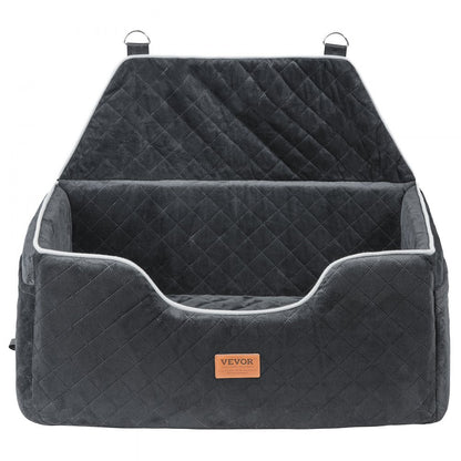 JBS-PCS-001-BLACK - Comfortable Dog Booster Car Seat for Pets up to 55 lbs