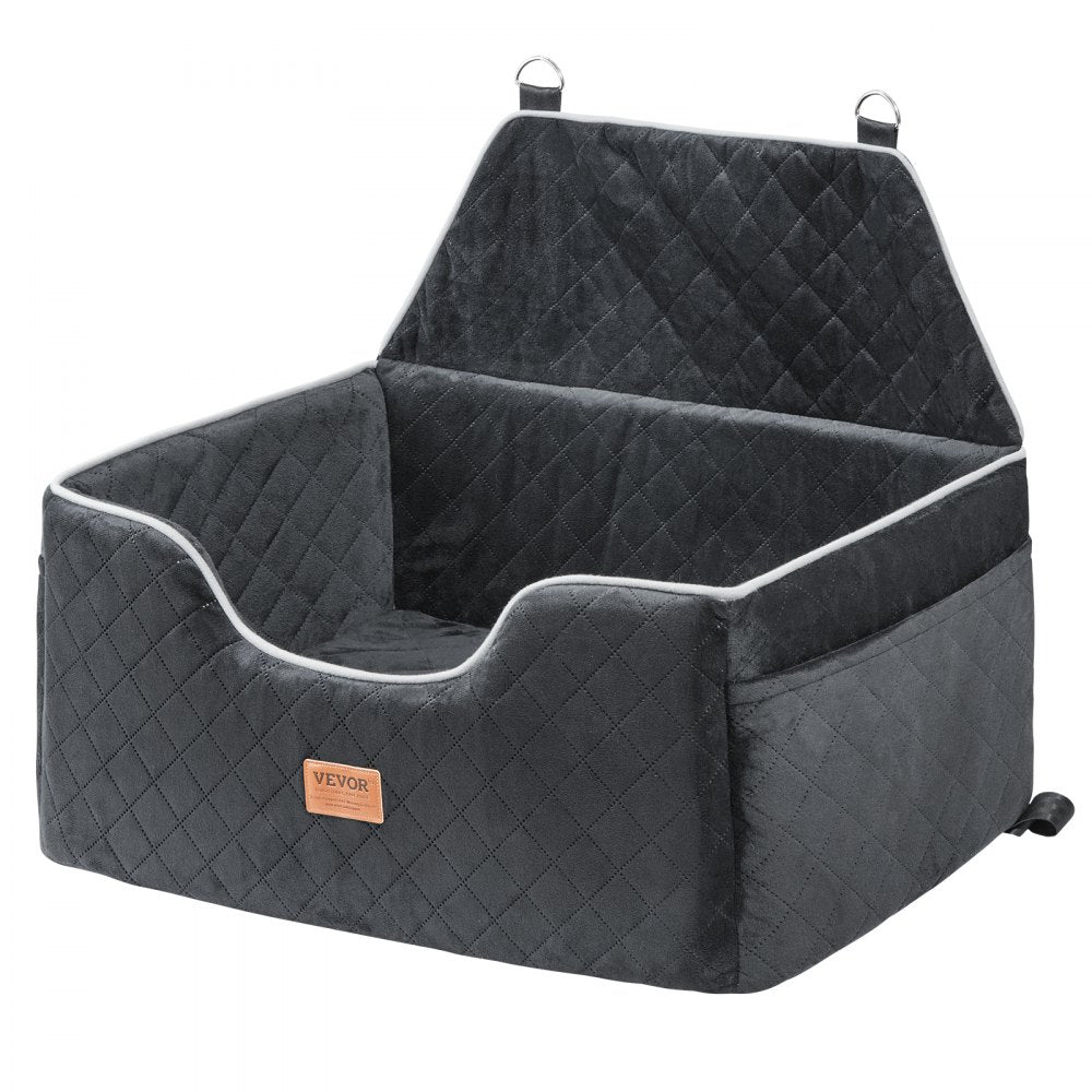 JBS-PCS-001-BLACK - Comfortable Dog Booster Car Seat for Pets up to 55 lbs
