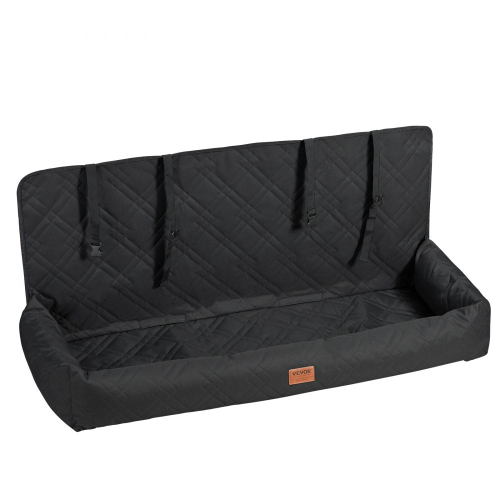 JBS-PCS-002-BLACK - Soft Media Car Booster Seat for Large Dogs up to 100 lbs