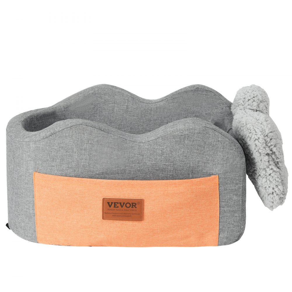JBS-PCS-005-DARK GRAY - Waterproof Center Console Dog Car Seat for Small Pets