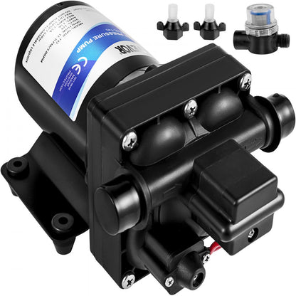 010696203760 - 12V Fresh Water Pump with Check Valve, 4 GPM Performance