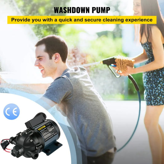 VV-CXB-7GM - 12V 7 GPM Washdown Pump with 10FT Lift