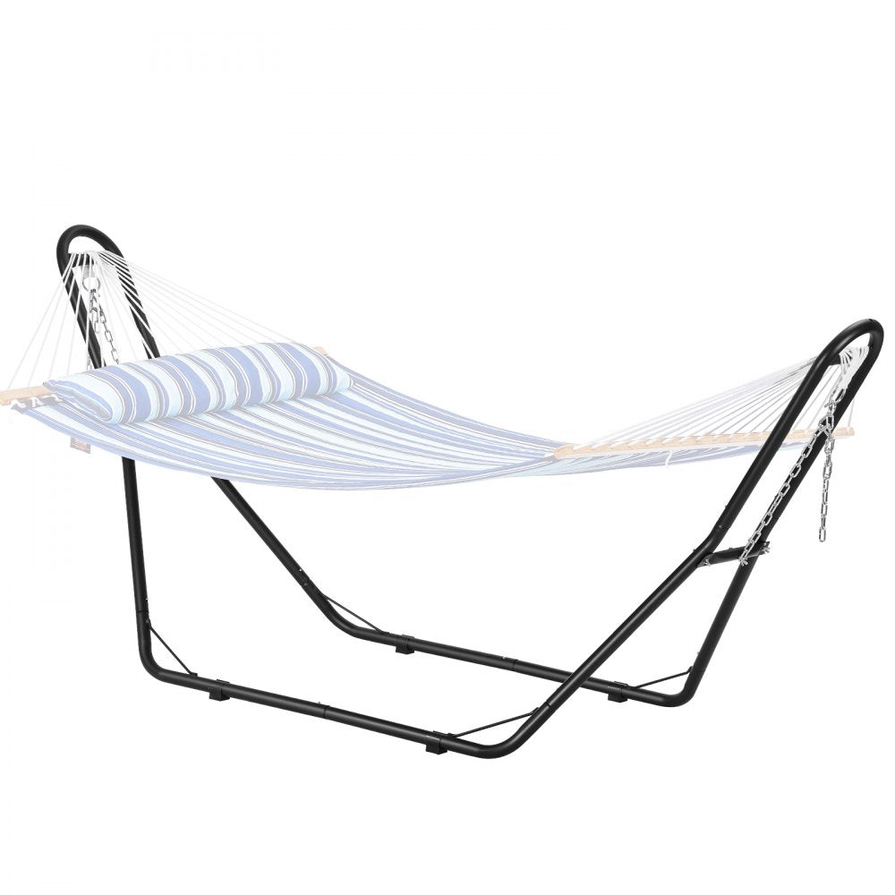 HR-UHS-01 - Adjustable Steel Hammock Stand for 6.9-12.8ft Hammocks, 450lbs Capacity