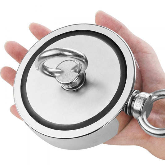 MG L-116D-2000 LBS - 2000 LBS Neodymium Fishing Magnet with Accessories