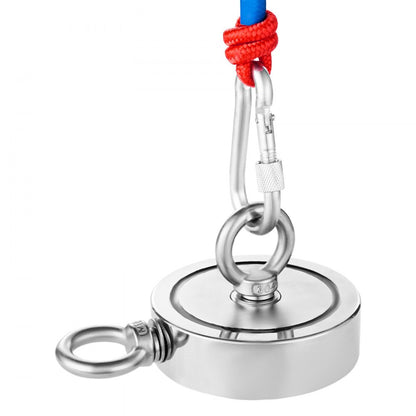 MG L75-2B - 1000 LB Neodymium Fishing Magnet Kit with Accessories