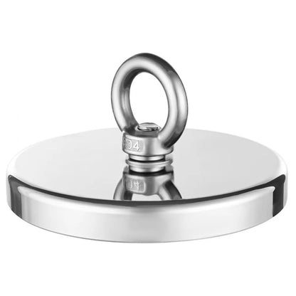 MG L-136A-2000 LBS - Durable 2000 LBS Neodymium Fishing Magnet Kit with Accessories