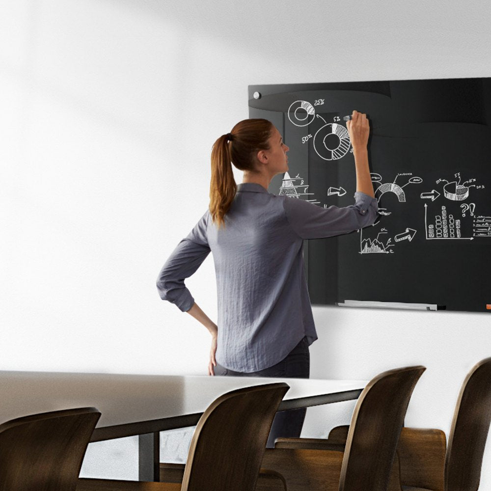 GB-2436-MB - Frameless 24" x 36" Magnetic Glass Whiteboard