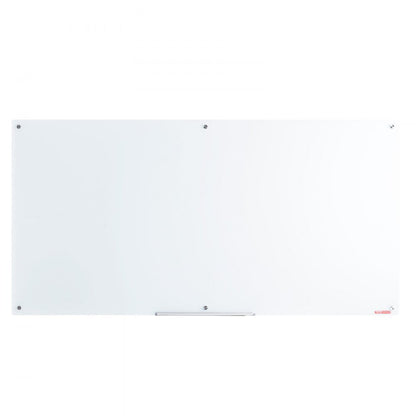 GB-3672-MW - 72" Frameless Magnetic Glass Whiteboard for Modern Spaces