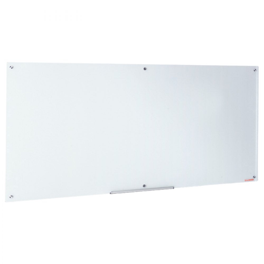 GB-3672-MW - 72" Frameless Magnetic Glass Whiteboard for Modern Spaces