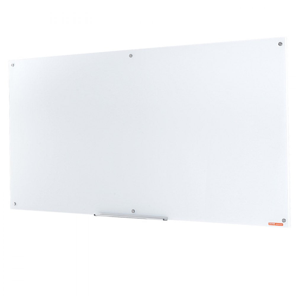 GB-3672-MW - 72" Frameless Magnetic Glass Whiteboard for Modern Spaces