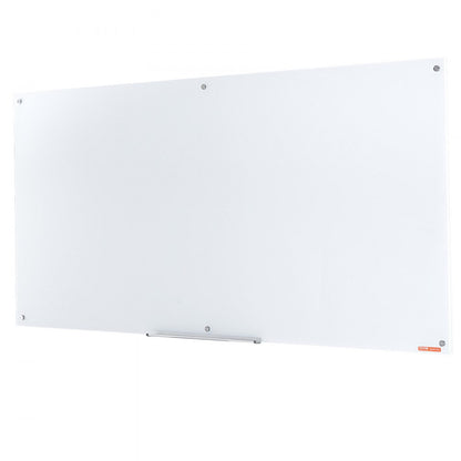 GB-3672-MW - 72" Frameless Magnetic Glass Whiteboard for Modern Spaces