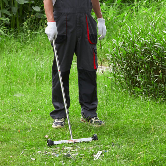 QJ8039+QJ8010 - 15" Magnetic Sweeper & Telescoping Tool for Efficient Cleanup