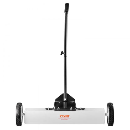 QJ8012-24+QJ8010 - 24-Inch VEVOR Magnetic Sweeper with Telescoping Handle and Wheels