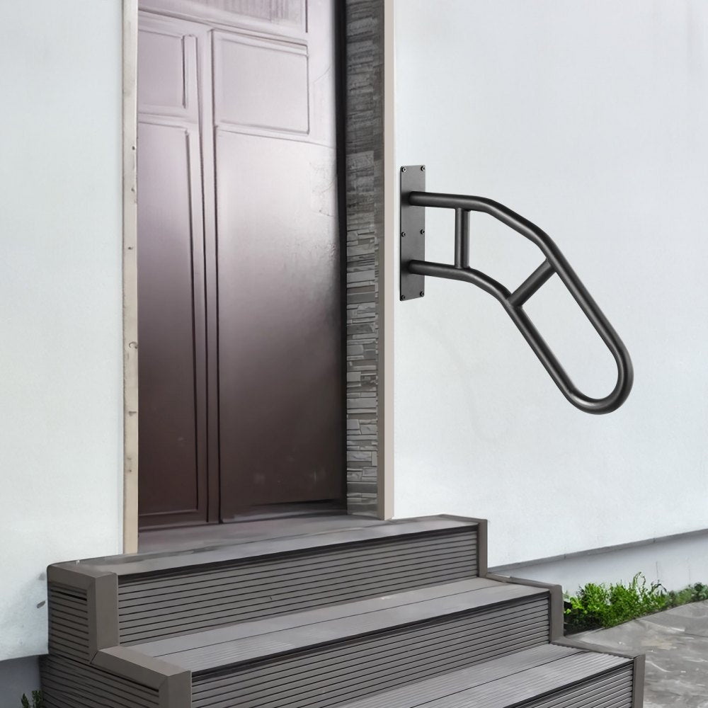 HR-03-29 - 29" Carbon Steel Handrail for 1-3 Steps, 530 lbs Capacity