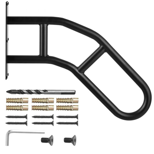 HR-03-29-2 - 29" Wall-Mount Carbon Steel Handrail for Safety Support
