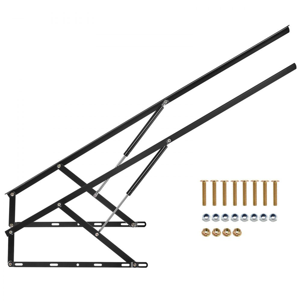 HW-3701-1500mm-90kg - 59x79" Wall Bed Lift Kit for Easy Storage