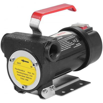 DCFD40A - 12V Fuel Transfer Pump, 10 GPM, Includes 13ft Hose