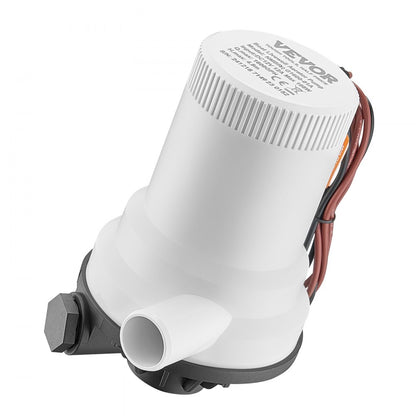 NMBP1-G1600-01A - 12V Submersible Livewell Pump, 1600 GPH Flow Rate