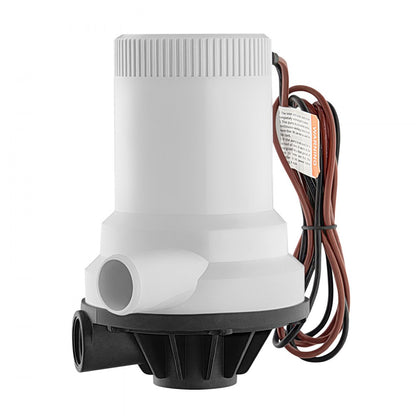 NMBP1-G1600-01A - 12V Submersible Livewell Pump, 1600 GPH Flow Rate