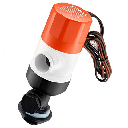 NMBP06-G800-12pro - 800 GPH Livewell Pump for Boats with Dual Inlets