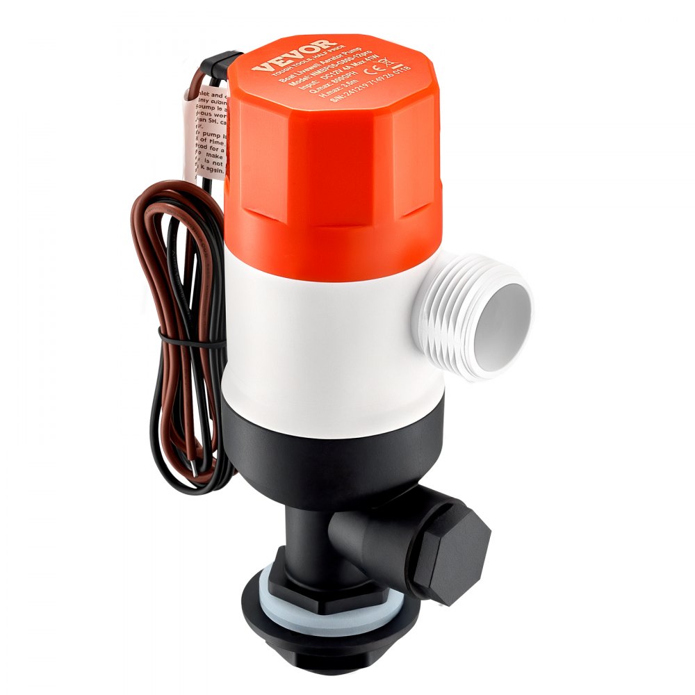 NMBP06-G800-12pro - 800 GPH Livewell Pump for Boats with Dual Inlets