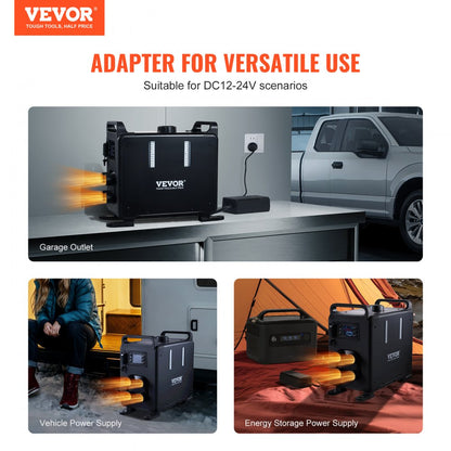 CY5002 - 8KW Portable Diesel Heater with Bluetooth, CO Monitor & Easy Setup