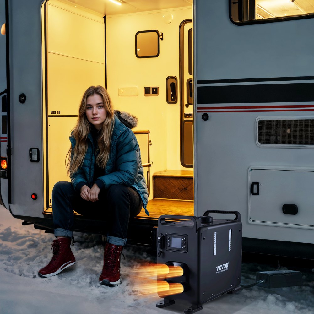 CY5002 - 8KW Portable Diesel Heater with Bluetooth, CO Monitor & Easy Setup