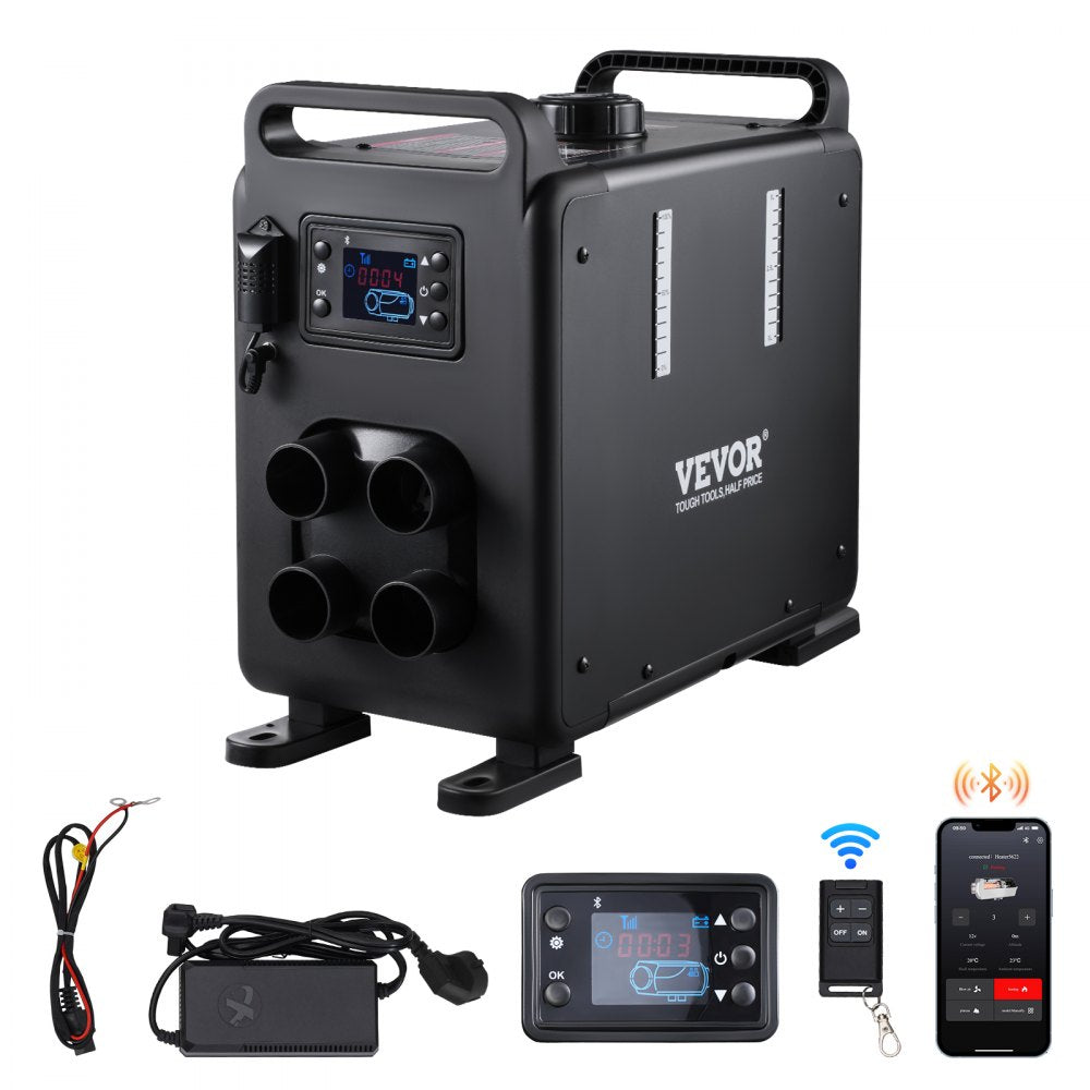 CY5002 - 8KW Portable Diesel Heater with Bluetooth, CO Monitor & Easy Setup