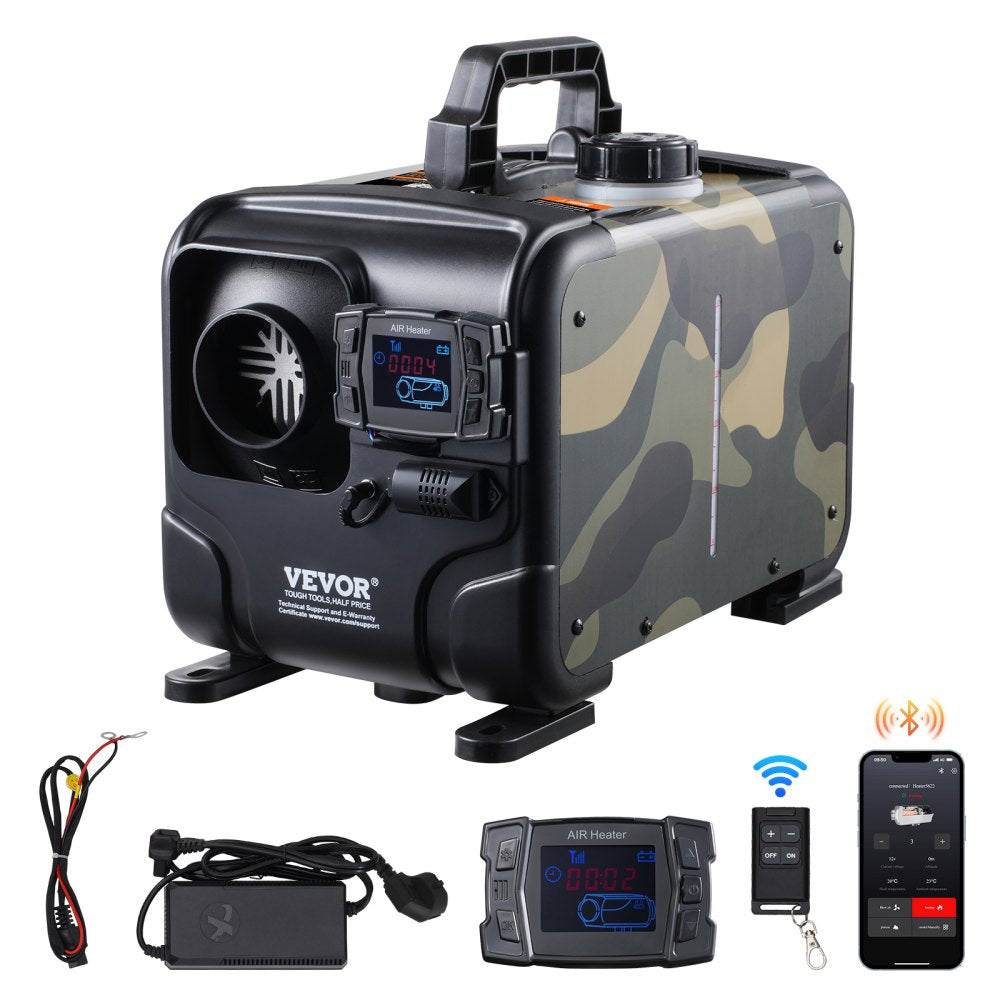 CY5004 - 8KW Diesel Air Heater with Bluetooth & CO Alarm System