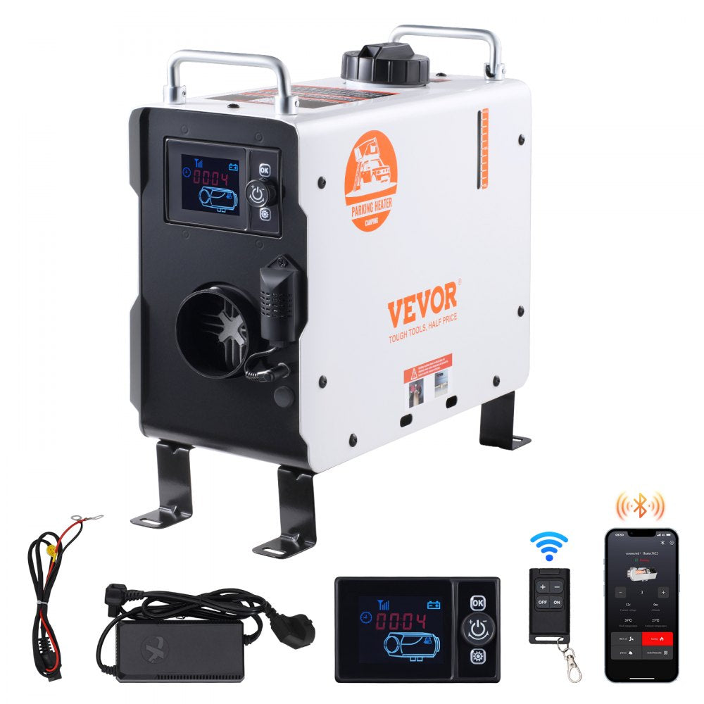 ZM2003 - 2KW Bluetooth Diesel Heater for RVs & Camping with CO Alarm