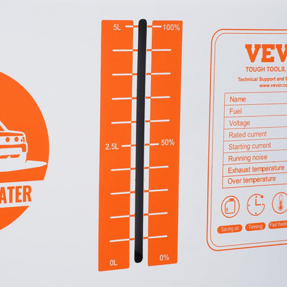 ZM8006 - 8KW Diesel Heater with Bluetooth Control & CO Alarm System