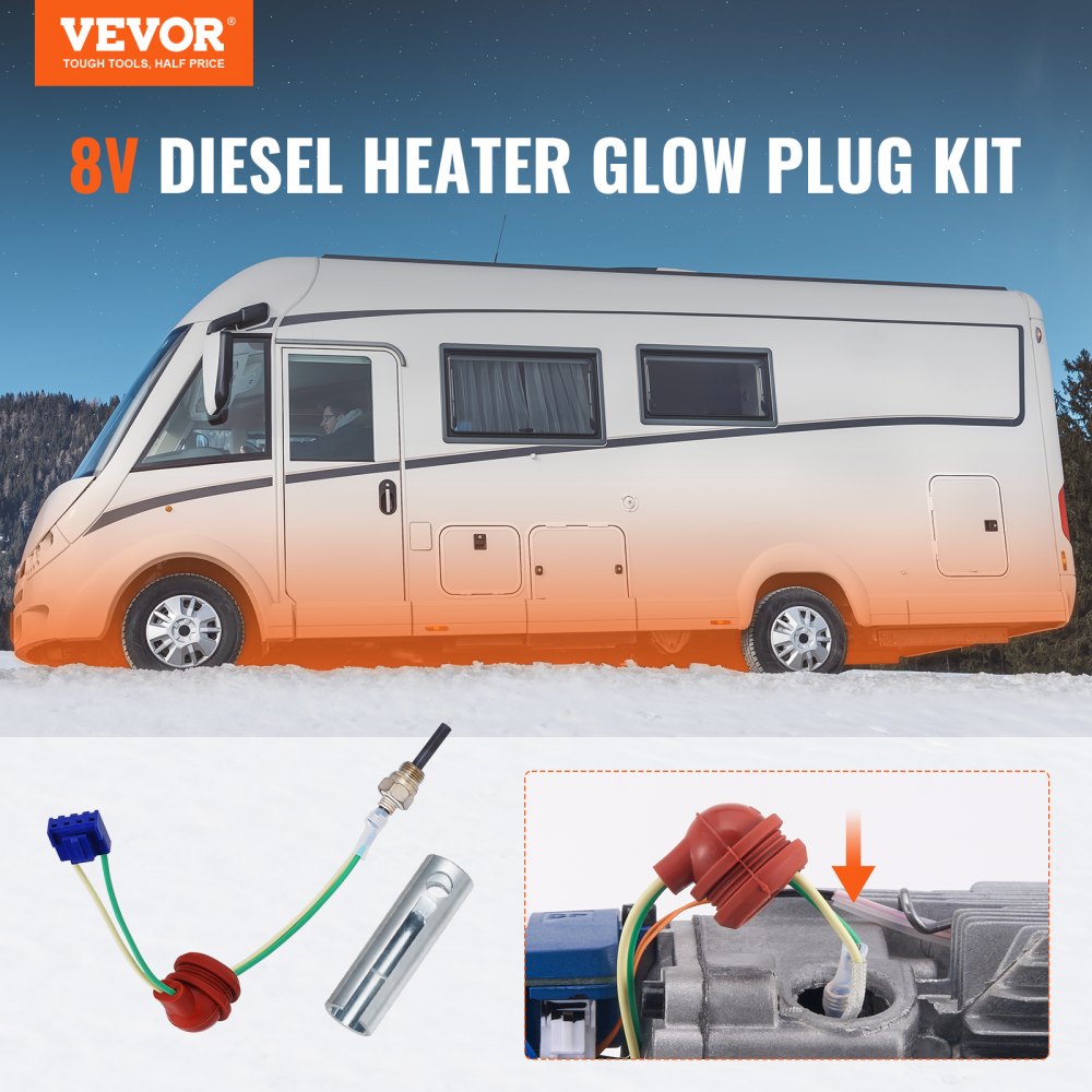 010780896938 - Ceramic Glow Plug Kit for 2KW, 5KW, & 8KW Diesel Heaters