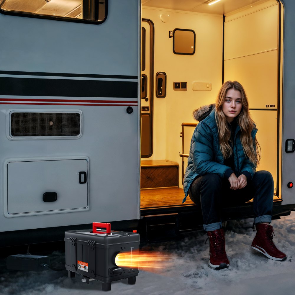 XMZ-TB20 - Compact 8KW Diesel Heater with Bluetooth Control and CO Alarm