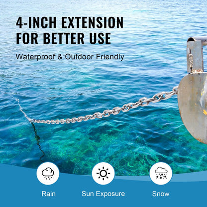 SH006-TZ-1/4" x 4' Heavy-Duty VEVOR Boat Anchor Chain