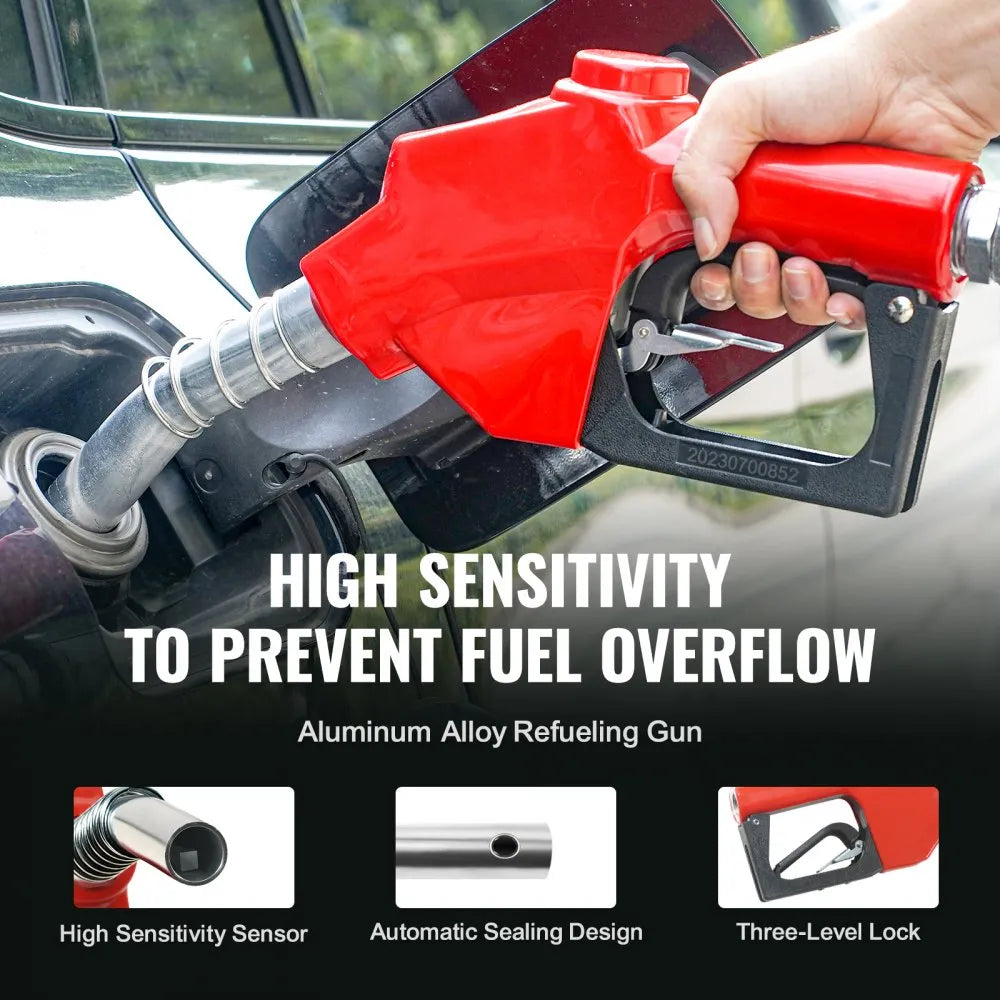 1224BT-100-5 - Heavy-Duty 1" x 33' Retractable Diesel Hose Reel