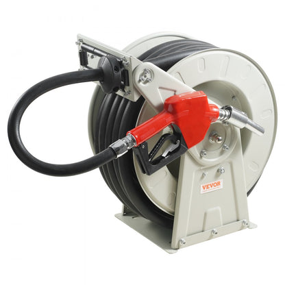1224BT-100-3 - Heavy-Duty 1" x 50' Fuel Hose Reel with Automatic Nozzle