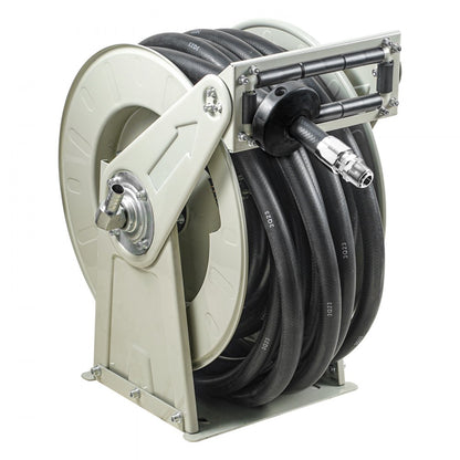 1224BT-100-3 - Heavy-Duty 1" x 50' Fuel Hose Reel with Automatic Nozzle