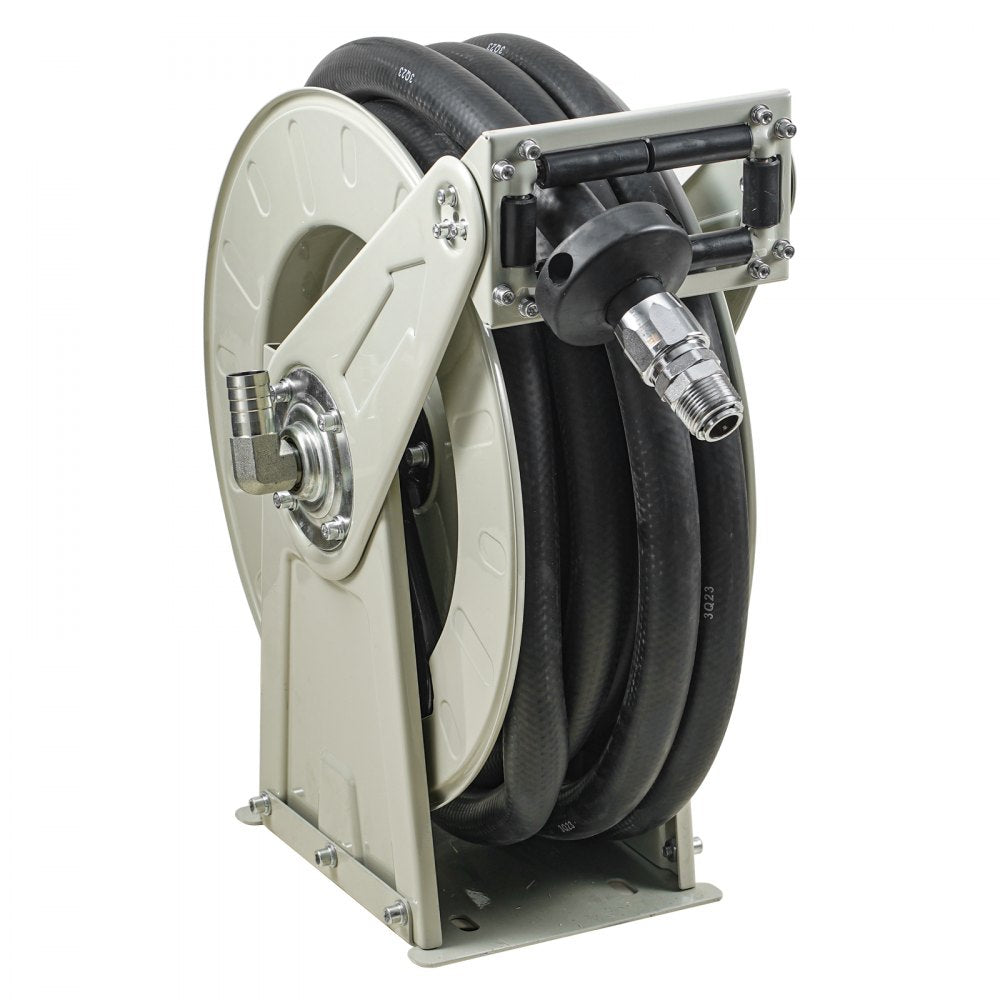 1224BT-100-2 - VEVOR 3/4" x 50' Durable Fuel Hose Reel with Automatic Nozzle