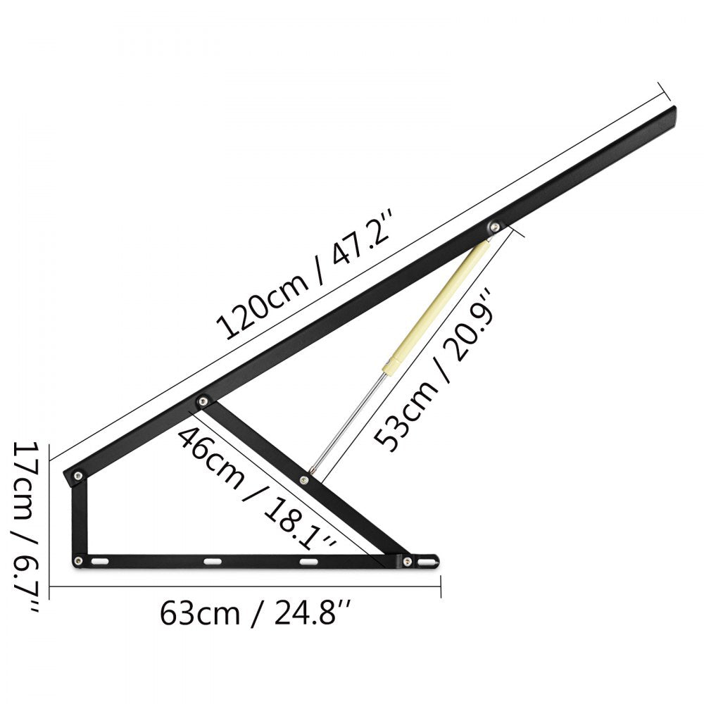 010264816705 - Heavy-Duty Hydraulic Bed Lift Mechanism for Efficient Storage