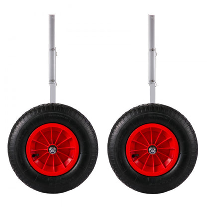 CYXSL15600 - 15" Rubber Boat Transom Wheels with 600 lbs Capacity