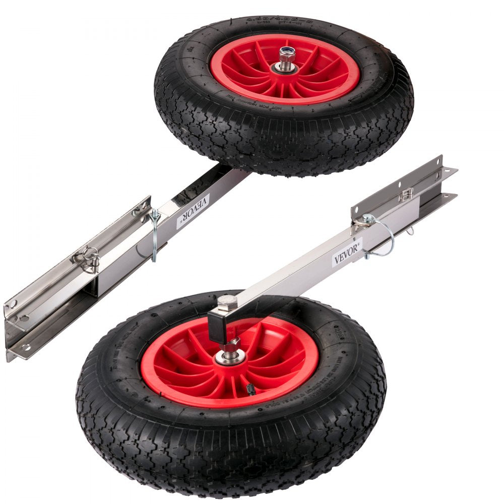 CYXSL15600 - 15" Rubber Boat Transom Wheels with 600 lbs Capacity