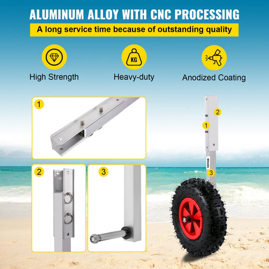 CYXSL12600 - 12" VEVOR Boat Launch Wheels with 600 lbs Capacity