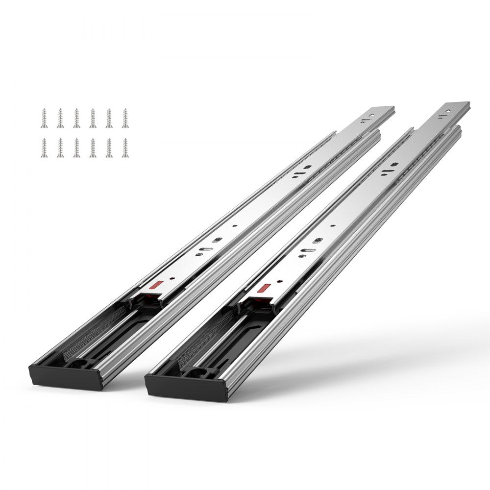4605S2.600-10 - 24" Heavy-Duty Drawer Slides with Soft-Close Mechanism