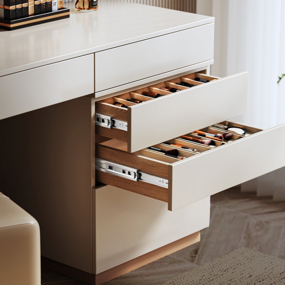 4530.600.ZC - 24" Silent Full Extension Drawer Slides, 100lbs Capacity