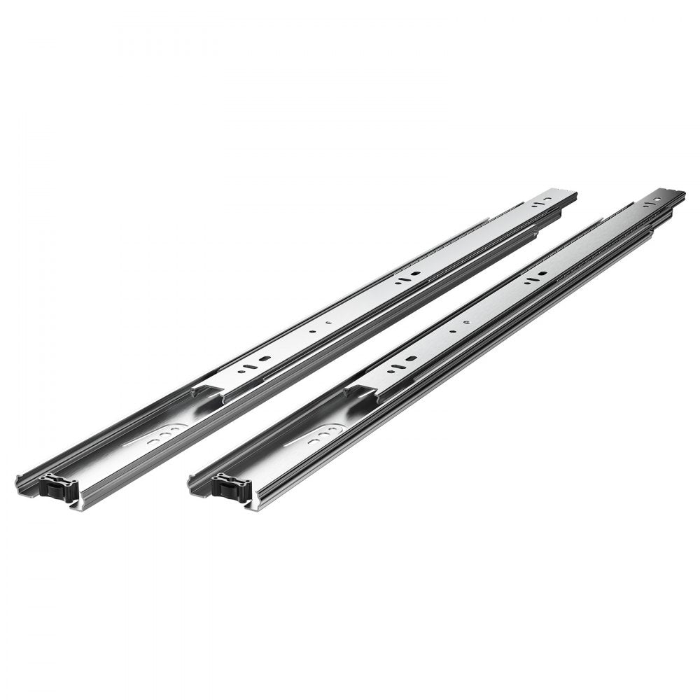 4530.600.ZC - 24" Silent Full Extension Drawer Slides, 100lbs Capacity