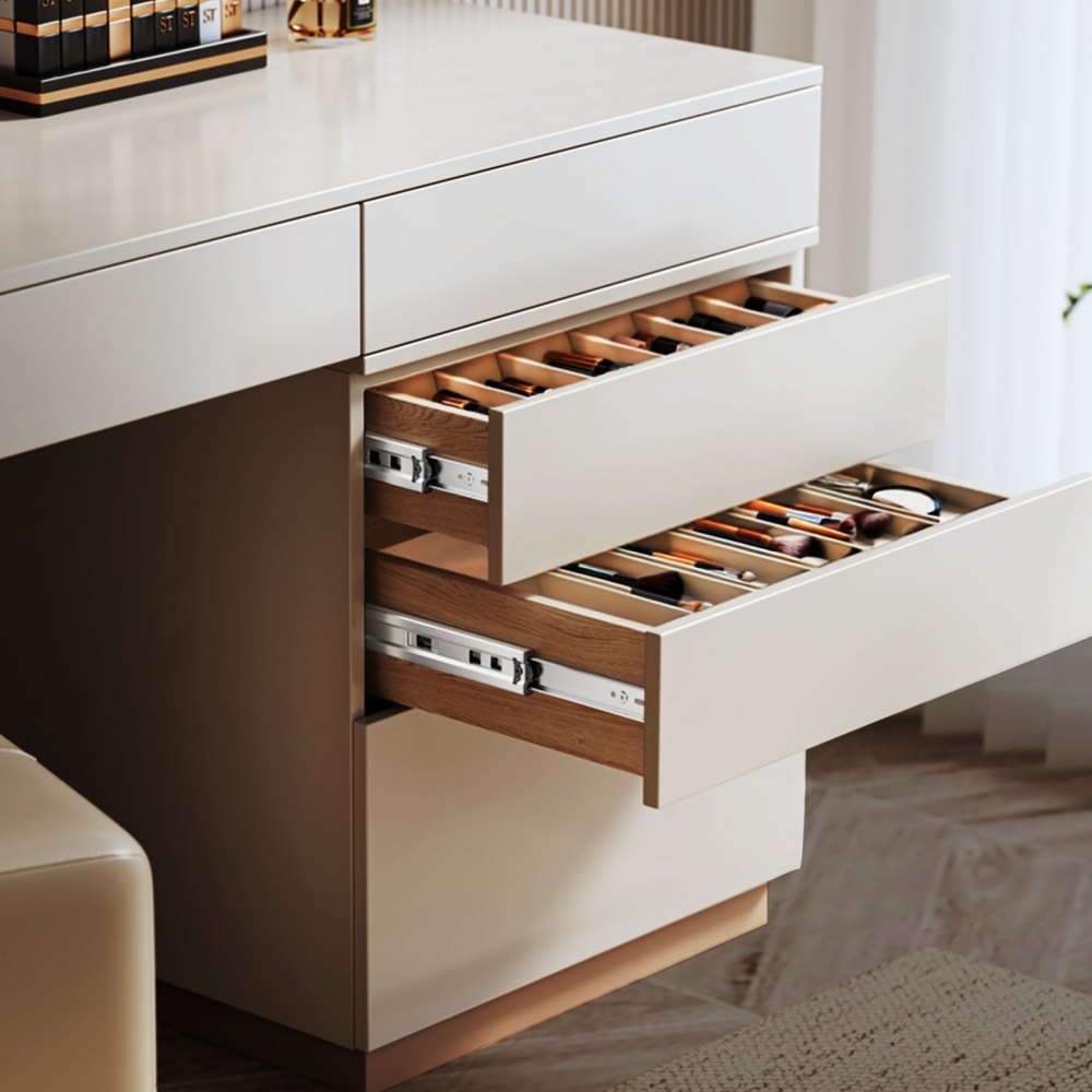 4530.500.ZC - 20" Full Extension Silent Drawer Slides, 100 lbs Capacity