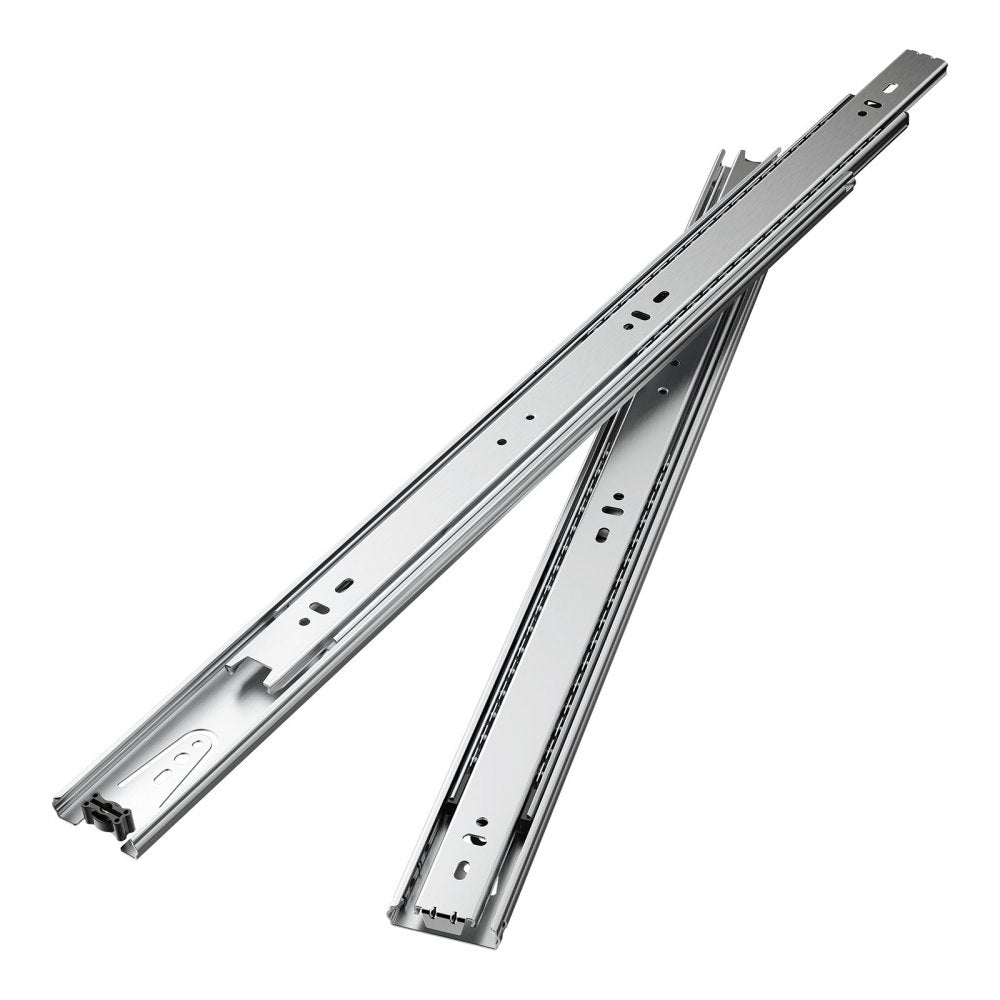 4530.500.ZC - 20" Full Extension Silent Drawer Slides, 100 lbs Capacity