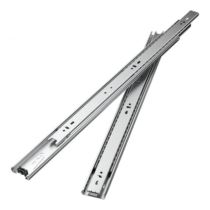 4530.500.ZC - 20" Full Extension Silent Drawer Slides, 100 lbs Capacity